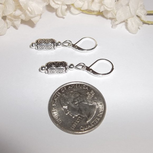 Earring, Silver Earring, Minimalist Earring, Silver Earring Set, Earring D101 - Picture 5 of 9